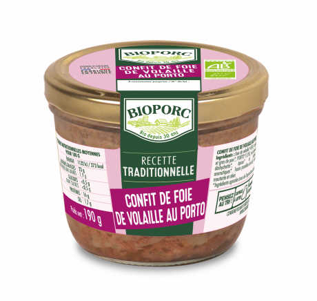 Confit de foie de volaille au porto