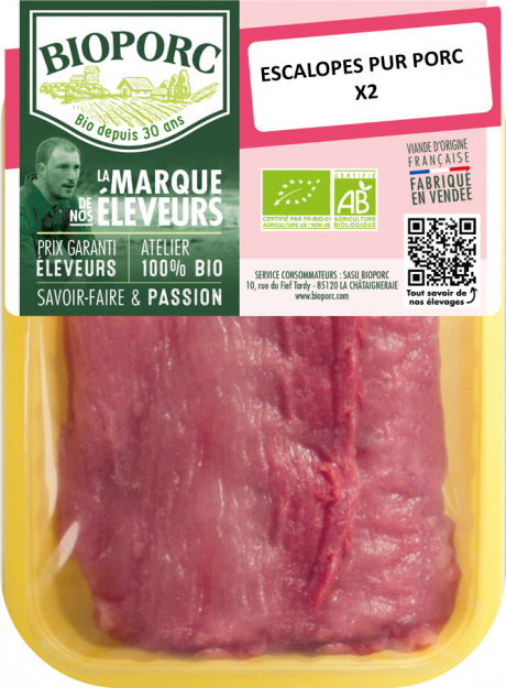 Escalopes de porc x2 