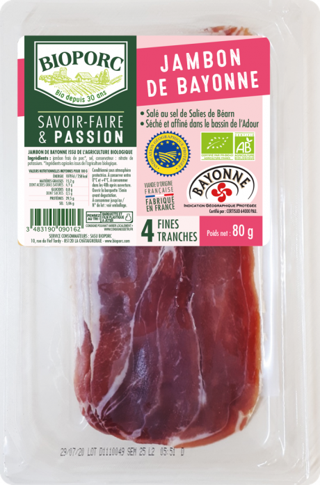 Jambon de Bayonne x4 tr