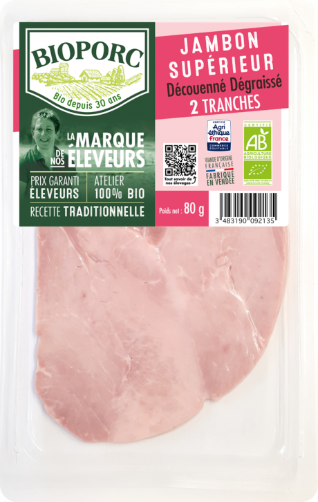 Jambon supérieur DD x2 tr