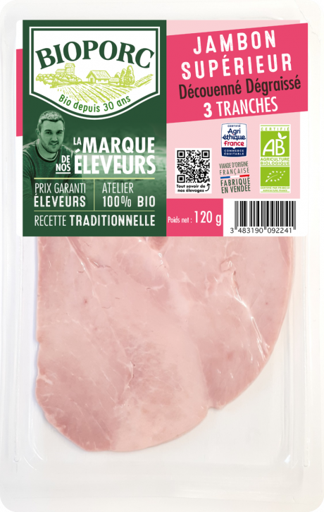 Jambon supérieur DD x3 tr