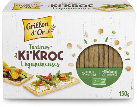 Tartines ki'kroc legumineuses 150g GO AB
