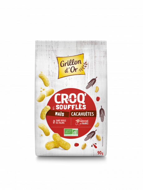 Croq' soufflés maïs cacahuetes 50g GO AB