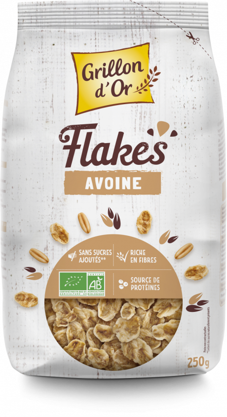 Flakes avoine 250g GO AB