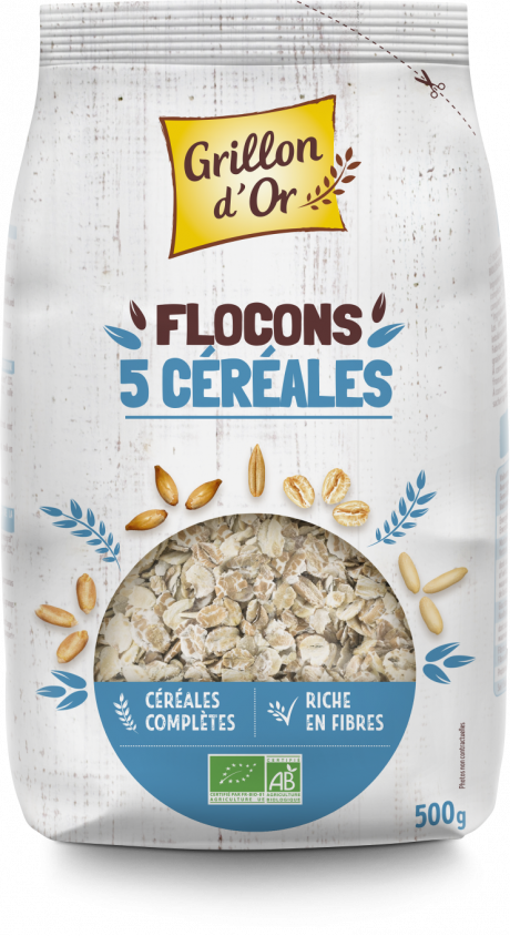 Flocons 5 cereales 500g GO AB