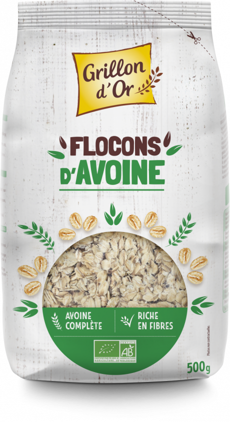 Flocons d'avoine 500g GO AB