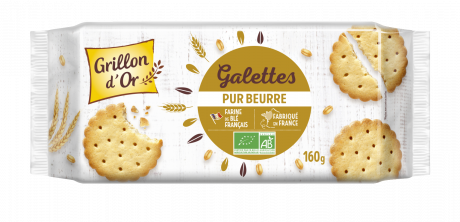 Galettes pur beurre 160g GO AB