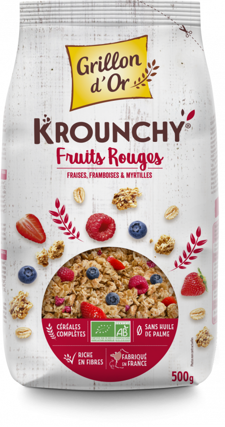 Krounchy fruits rouges 500g GO AB