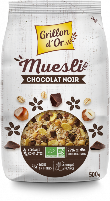 Muesli chocolat noir 500g GO AB