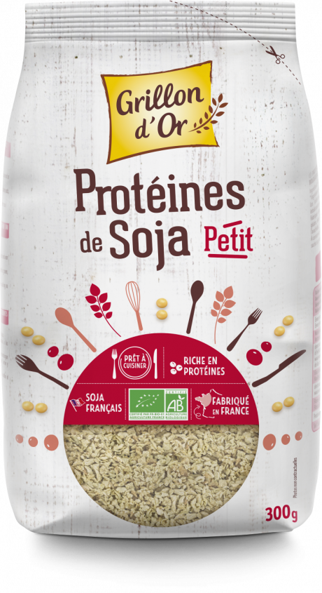 Proteines de soja petit 300g GO AB