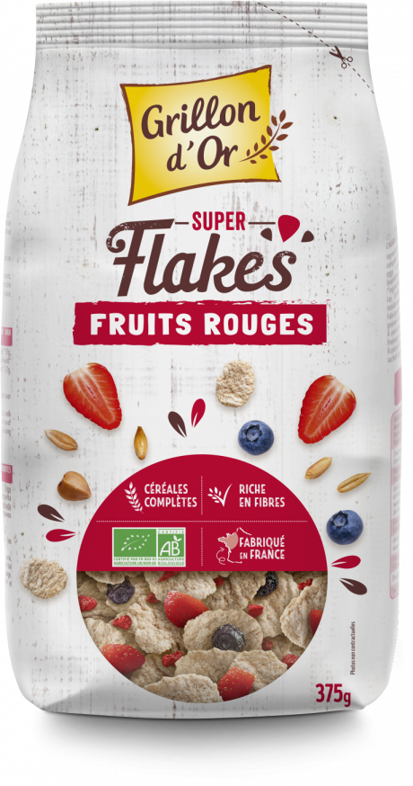 Super flakes fruits rouges 375g GO AB