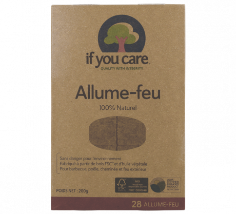 Allume-feu 100% naturel