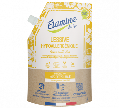 Doypack lessive hypoallergenique