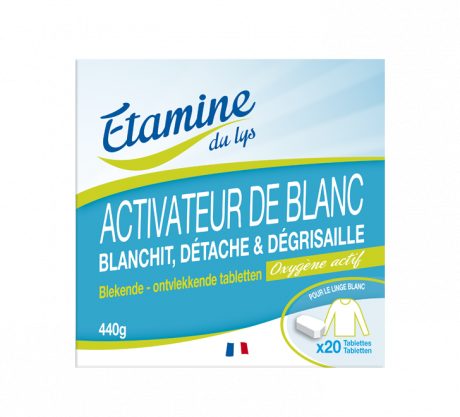 Activateur de lavage linge blanc