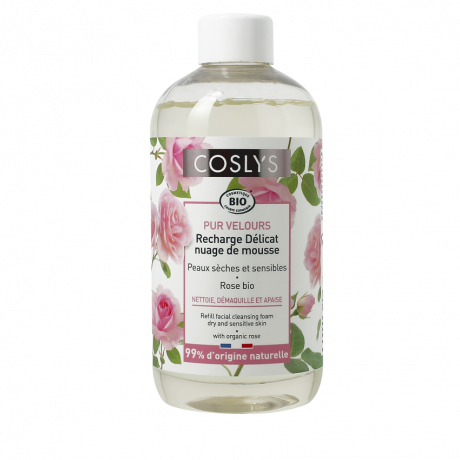 Rech. delicat nuage mousse peaux sèches 