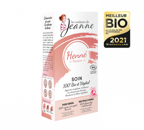 Soin 100% bio & vegetal - henné neutre