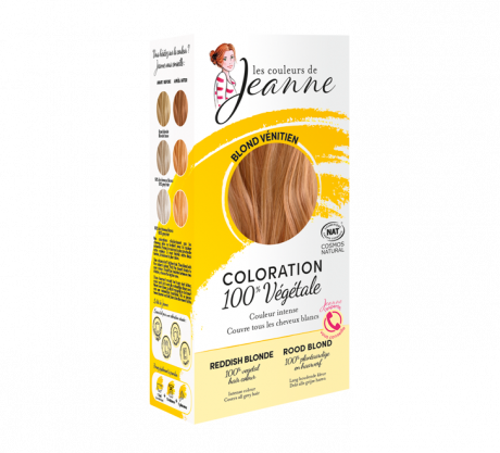 Coloration 100% vegetale - blond vénitien