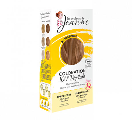 Coloration 100% vegetale - blond foncé