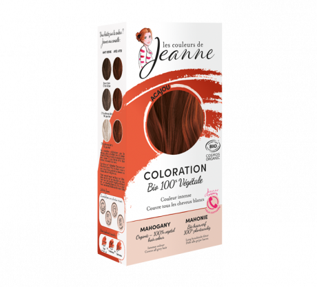 Coloration 100% bio & vegetale - acajou