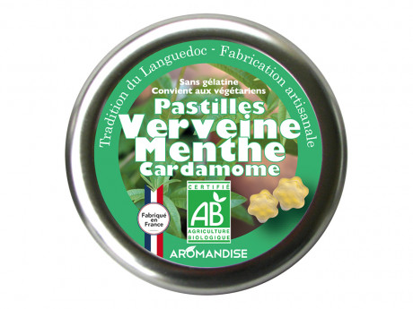 Pastilles verveine menthe cardamome