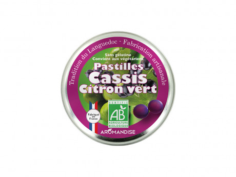 Pastilles cassis citron vert