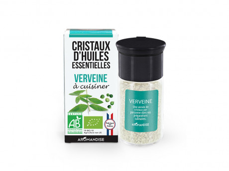 Cristaux d'huiles essentielles verveine