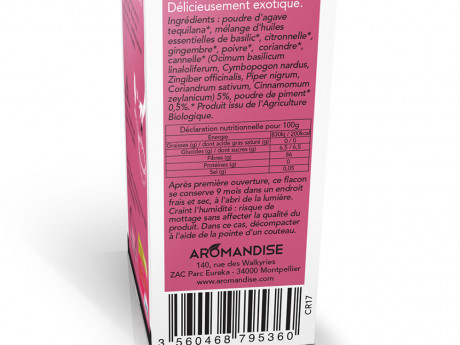 Cristaux d'huiles essentielles melange thaï