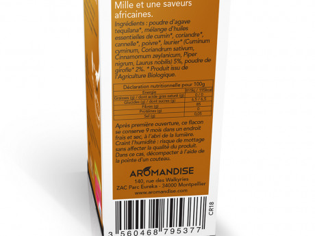 Cristaux d'huiles essentielles melange oriental 