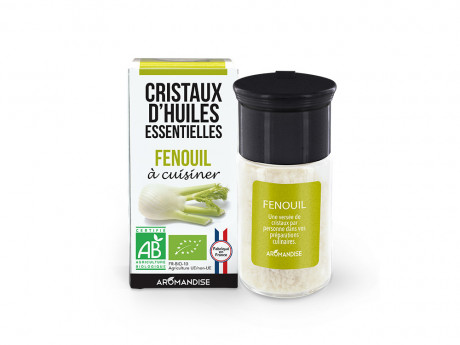 Cristaux d'huiles essentielles fenouil