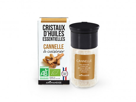 Cristaux d'huiles essentielles cannelle