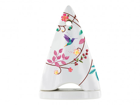 Lutin dffuseur porcelaine fleurs