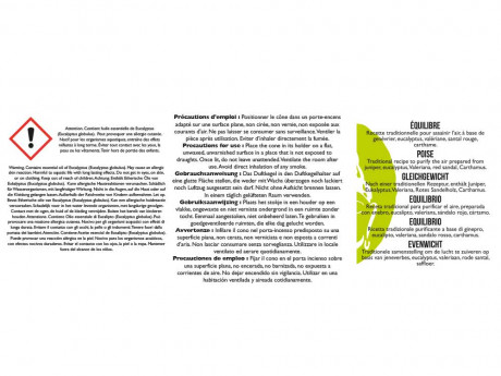 Cones d'encens tibetains equilibre