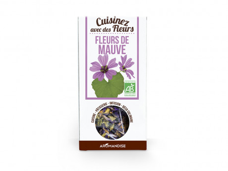Fleurs a croquer fleurs de mauve 