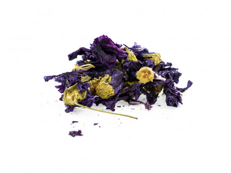 Fleurs a croquer fleurs de mauve 