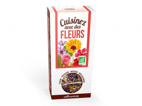 Fleurs a croquer 
cuisinez avec des fleurs