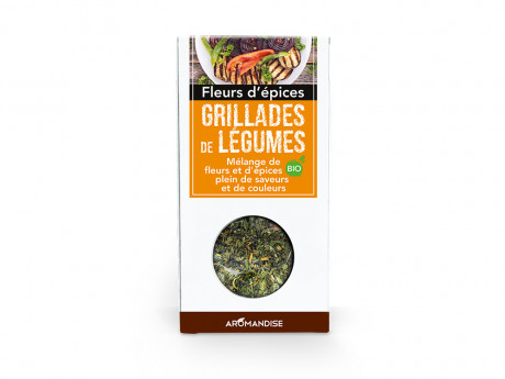 Fleurs d'epices grillades de legumes Aromandise