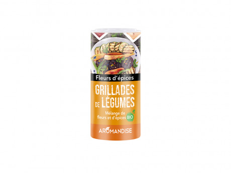 Fleurs d'epices grillades de legumes Aromandise