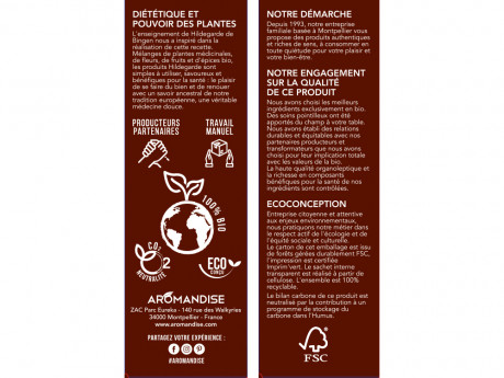 Fleurs d'epices tchaï latte Aromandise