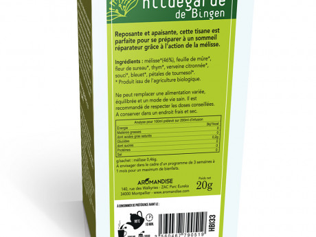 Tisane bonne nuit bio en sachets Aromandise