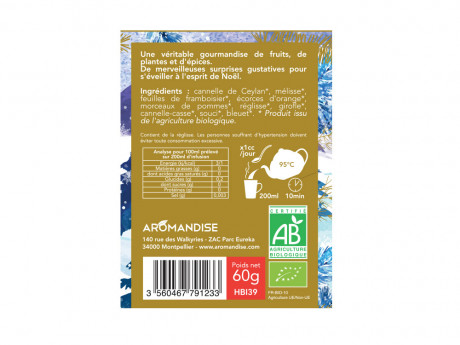 Tisane festive magie noel hild. vrac
aromandise