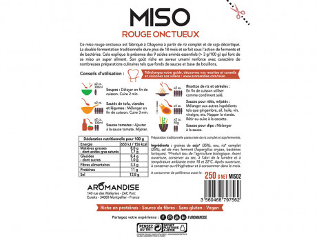 Miso rouge onctueux