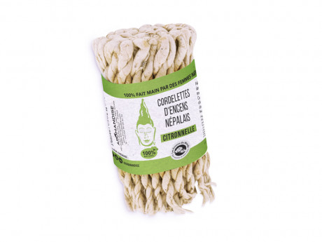Cordelettes nepalaises citronnelle