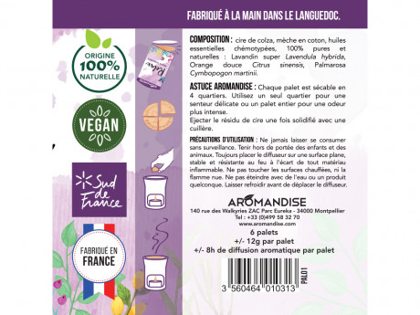 Palets fondants relax