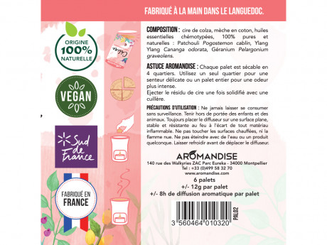 Palets fondants caline