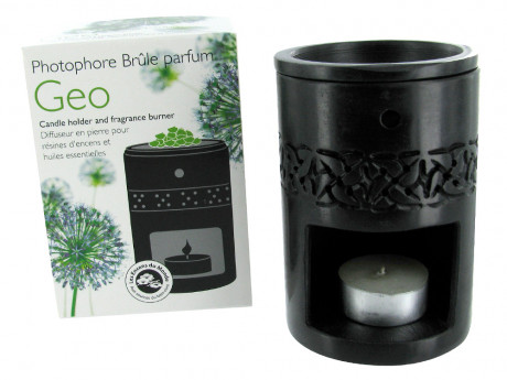 Diffuseur a bougies geo celtique  "chauffe-plat"