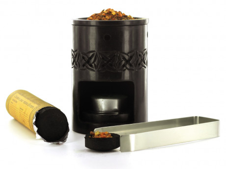 Diffuseur a bougies geo celtique  "chauffe-plat"