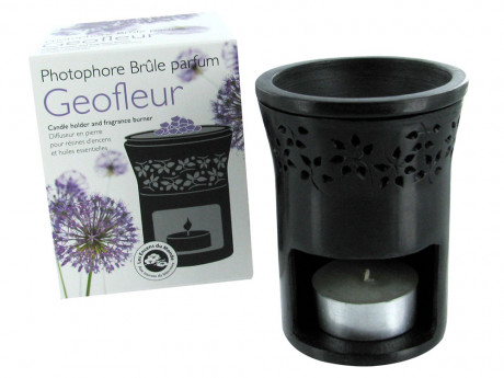 Diffuseur a bougies geo fleurs "chauffe-plat"