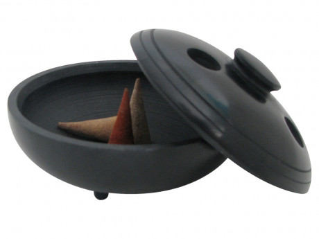 Porte-encens seto noir Aromandise