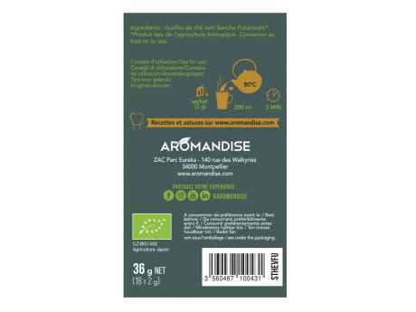 Fukamushi sencha grand cru infusettes