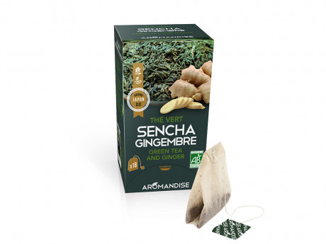 Sencha de uji et gingembre infusettes